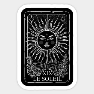 The sun tarot card Sticker